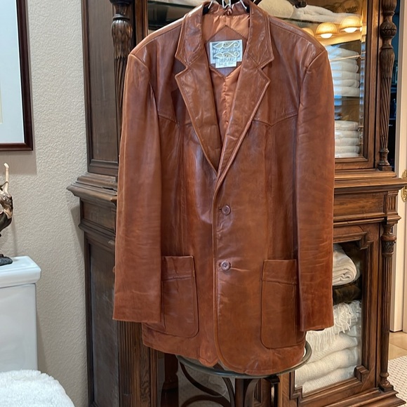 Pardners Sheplers Vintage leather coat.
